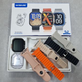 ساعت هوشمند همراه ایرپاد 5 بند wa-x19 ultra3