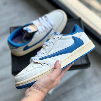 کتونی ترویس لو میلیتاری بلو - Travis low military blue