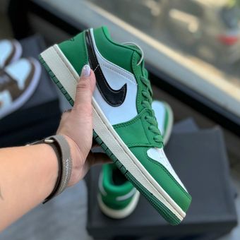 کتونی جردن وان لو پاین گرین - Aj1 low pine green