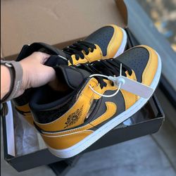 کتونی جردن وان های اورنج پولن - Aj1 high orange pollen