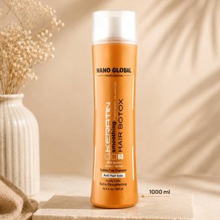 شامپو نانو گلوبال کراتین و کافئین ضد ریزش مو 1000 میل | Nano Global Keratin Shampoo