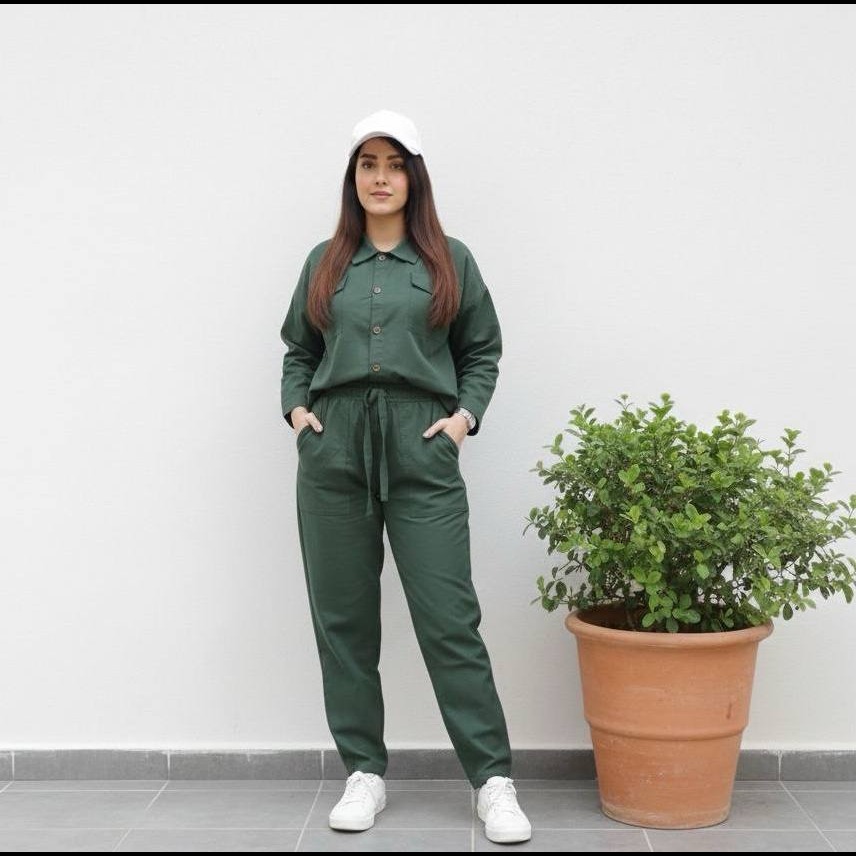 کت باکسی و شلوار مام code :5086