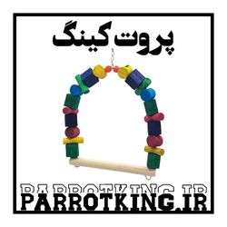تاب چوبی اسباب بازی پرندگان
