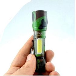 چراغ قوه بدنه ارتشی پلیسی شارژی دارای کابل usb