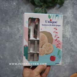 کارد میوه 12عددی یونیک طوسی 5853