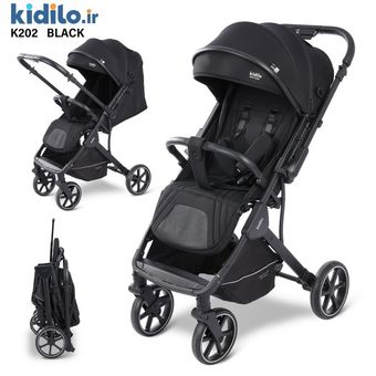 کالسکه چمدانی کیدیلو Kidilo 202 - رنگ مشکی