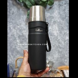 فلاسک استیل 600 میل یونیک مشکی 1761