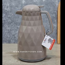 فلاسک 1لیتری یونیک شیشه صورتی پاستیلی 1991