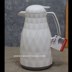 فلاسک 1لیتری یونیک شیشه صورتی سفید 1991