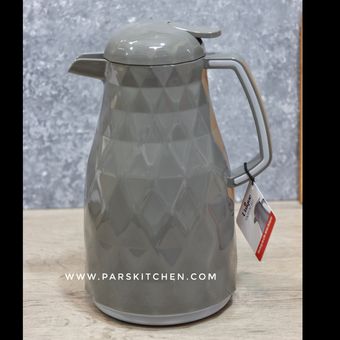 فلاسک 1لیتری یونیک شیشه صورتی خاکستری 1991