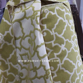 پارچه مخمل ضخیم دو رو زرد