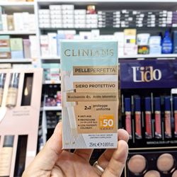 سرم ضد آفتاب رنگی چندمنظوره کلینیانس SPF50 حاوی نیاسینامید 4٪ و اسید هیالورونیک، حجم 25 میلی‌لیتر
