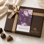 کارت تشکر گل بنفش بسته 50 عددی