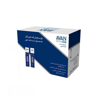 نوار تست قند خون آوان بسته 50 عددی
