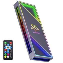 کنترلر RGB و ARGB چند کاناله Snowman | هاب نورپردازی کیس با ریموت، 10 کانال فن و افکت‌های حرفه‌ای RGB
