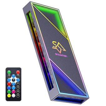 کنترلر RGB و ARGB چند کاناله Snowman | هاب نورپردازی کیس با ریموت، 10 کانال فن و افکت‌های حرفه‌ای RGB