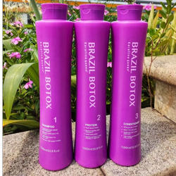 پک شامپو و ماسک مو احیا 3تایی 100درصد و صافی 60 درصد و بوتاکس مو بنفش کویین کیفیت عالی