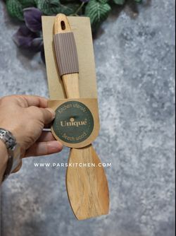 کفگیر چوبی دسته سیلیکون یونیک 1110