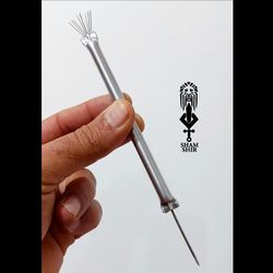 ابزار خراش و سوزنی دوطرفه سفالگری