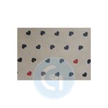 کاغذ کرافت طرح قلبی بسته 20 عددی