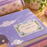 برچسب اسم گل دار بسته 15 عددی