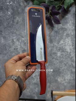 چاقو چیلانکو پوست کن 3.5 اینچ قرمز