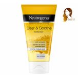 آبرسان زردچوبه نوتروژینا مدل Clear & Soothe Oil-free Moisturiser کنترل کننده چربی و تسکین دهنده پوست حجم 200 میل اصل فرانسه