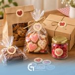 پک لیبل های قلبی بسته 15 عددی