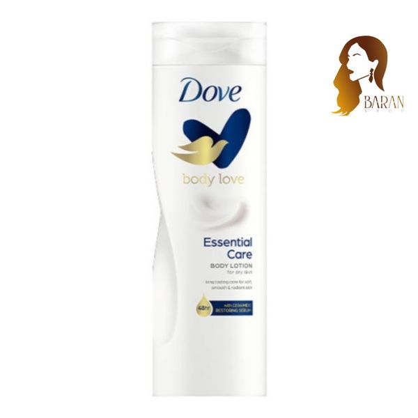 لوسیون بدن داو مدل Body Love Light Care مناسب برای انواع پوست، 48 ساعته، 400 میل اصل