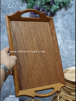 سینی چوب بلوط