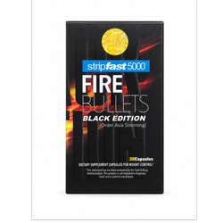 قرص لاغری فایر بولت مشکی Stripfast 5000 Fire Bullets Black Edition اصل 30 عددی