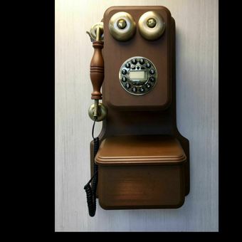تلفن دیواری چوب کد: 5002