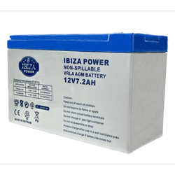 باتری 12 ولت 7.2 آمپر آیبیزا IBIZA اصلی | تولید2026 | ارسال رایگانDK | پرداخت اقساطی | مناسب UPS دوربین داتیس،دزدگیر،اعلام حریق