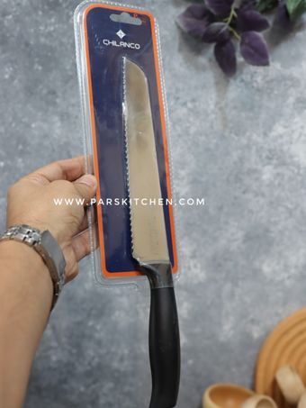 چاقو نان اره ای 8 اینچ چیلانکو مشکی 4443