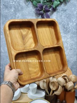 اردوخوری چوب ملچ 4خانه مربع