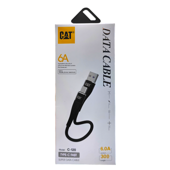 کابل شارژ تایپ سی CAT C-120 30cm