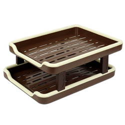 کازیه دو طبقه پلاستیکی