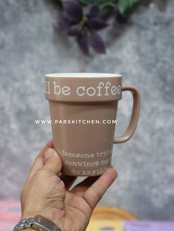 ماگ سرامیکی coffee بلند کالباسی