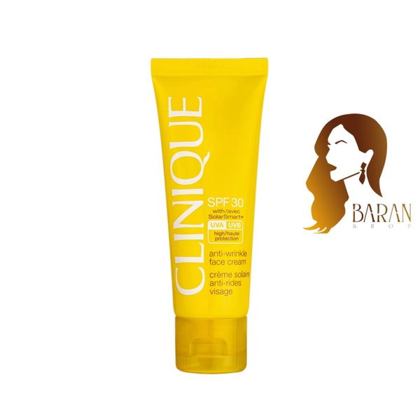 کرم ضد آفتاب جوانساز و ضد چروک کلینیک Clinique مدل سولار اسمارت بی رنگ