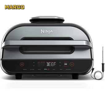 دستگاه گریل و ایرفرایر 6 کاره نینجا Ninja AG551 Foodi Smart ضمانت اصالت کالا و ارسال فوری و رایگان