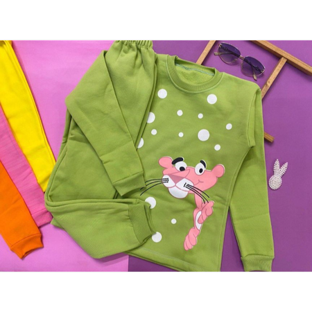 بلوز و شلوار دخترانه داخل کرک پلنگ صورتی