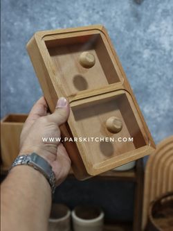 اردوخوری چوبی 2خانه راش درب دار