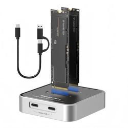 (SSD Reader) داک استیشن دو اسلات-مدل SSD M.2     -sd09--