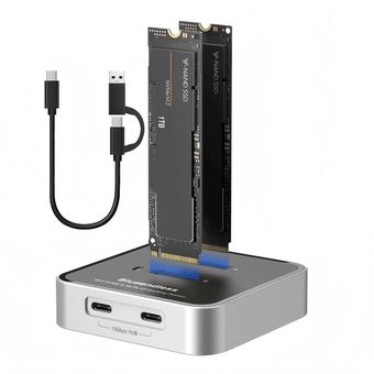 (SSD Reader) داک استیشن دو اسلات-مدل SSD M.2     -sd09--