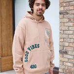 هودی مردانه تو کرک گلدوزی شده