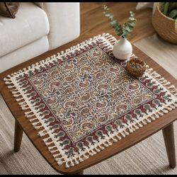سفره قلم کار مربع طرح هزار نقش سایز 60 × 60