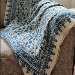 سفره قلم کار مستطیل طرح تاک سایز 100 × 150