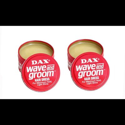 واکس مو داکس مدل قرمز DAX Wave And Groom با رایحه نارگیل حجم 99 گرم اصل آمریکایی DAX Wave And Groom 99g