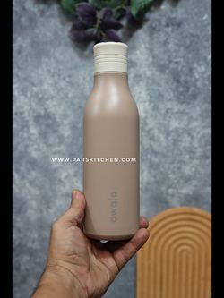 بطری نی دار استیل 500میل owala نسکافه ای