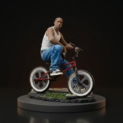 فیگور کاراکتری «سی جی» - GTA San Andreas (روی دوچرخه BMX)